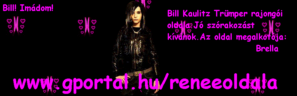 Bill Kaulitz Rajongi Oldala